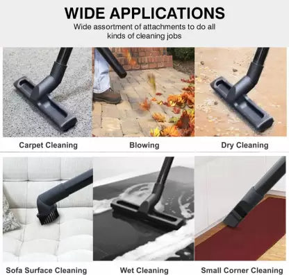 Inalsa Micro WD10 Wet & Dry Vacuum Cleaner with Reusable Dust Bag (Black, Yellow) Inalsa Micro WD10 Wet & Dry Vacuum Cleaner with Reusable Dust Bag (Black, Yellow)